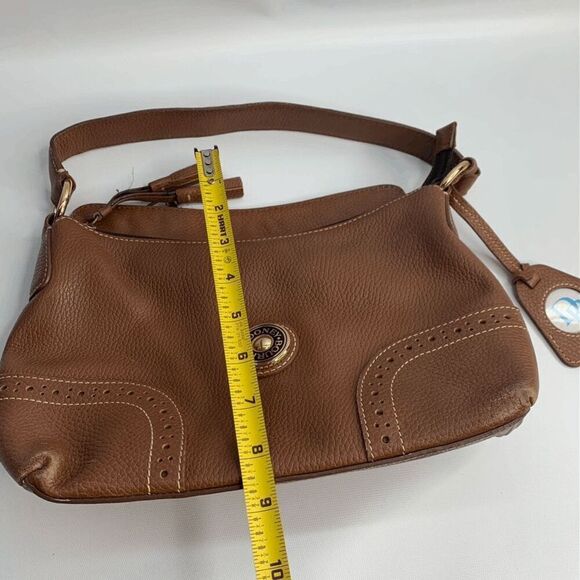 DOONEY & BOURKE BROWN PEBBLE LEATHER Medium‎ Shoulder Bag PURSE - Picture 6 of 8